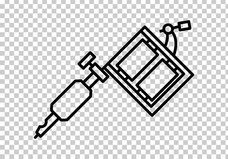 Tattoo Machine Computer Icons Body Piercing Old School (tattoo) PNG, Clipart, Angle, Area, Beauty Parlour, Black, Black And White Free PNG Download
