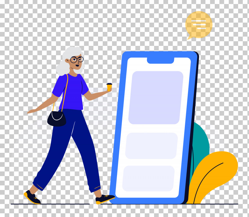Mobile Phone Ebusiness Girl PNG, Clipart, Cartoon M, Conversation, Ebusiness, Electric Blue M, Girl Free PNG Download