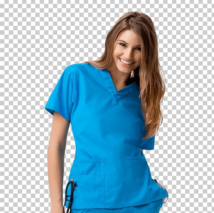 Scrubs Mobile Phones Necklace Nurse Uniform Clothing PNG, Clipart, Aqua, Azure, Blouse, Blue, Clothing Free PNG Download