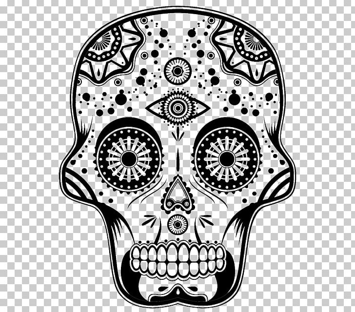 Calavera Day Of The Dead Skull Death PNG, Clipart, Aztec, Black And White, Bone, Calavera, Coloring Book Free PNG Download
