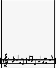 Black And White Musical Notes Border PNG, Clipart, Black, Black And White, Black Clipart, Border Clipart, Frame Free PNG Download