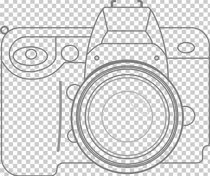 Single-lens Reflex Camera Photography Drawing PNG, Clipart, Angle, Area, Artwork, Auto Part, Black And White Free PNG Download