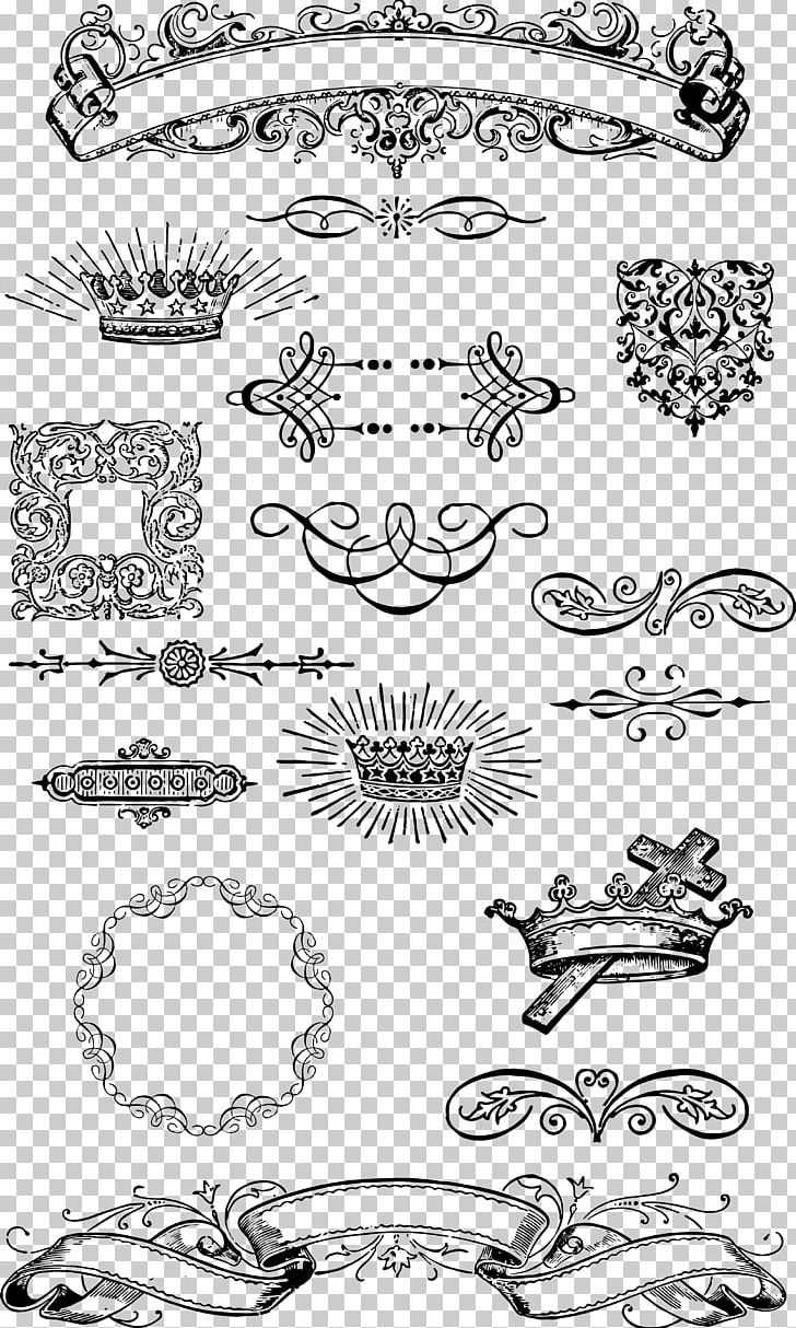 Ornament Rococo PNG, Clipart, Area, Art, Artwork, Black, Black And White Free PNG Download
