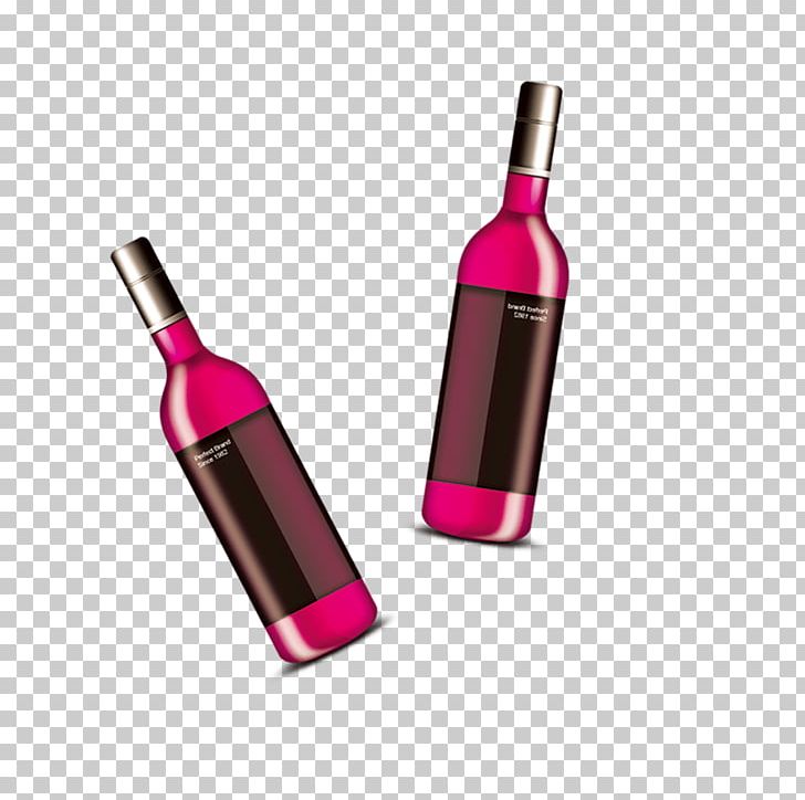 Red Wine Bottle Three-dimensional Space PNG, Clipart, Alcoholic Beverage, Bar, Bottle, Download, Drinkware Free PNG Download