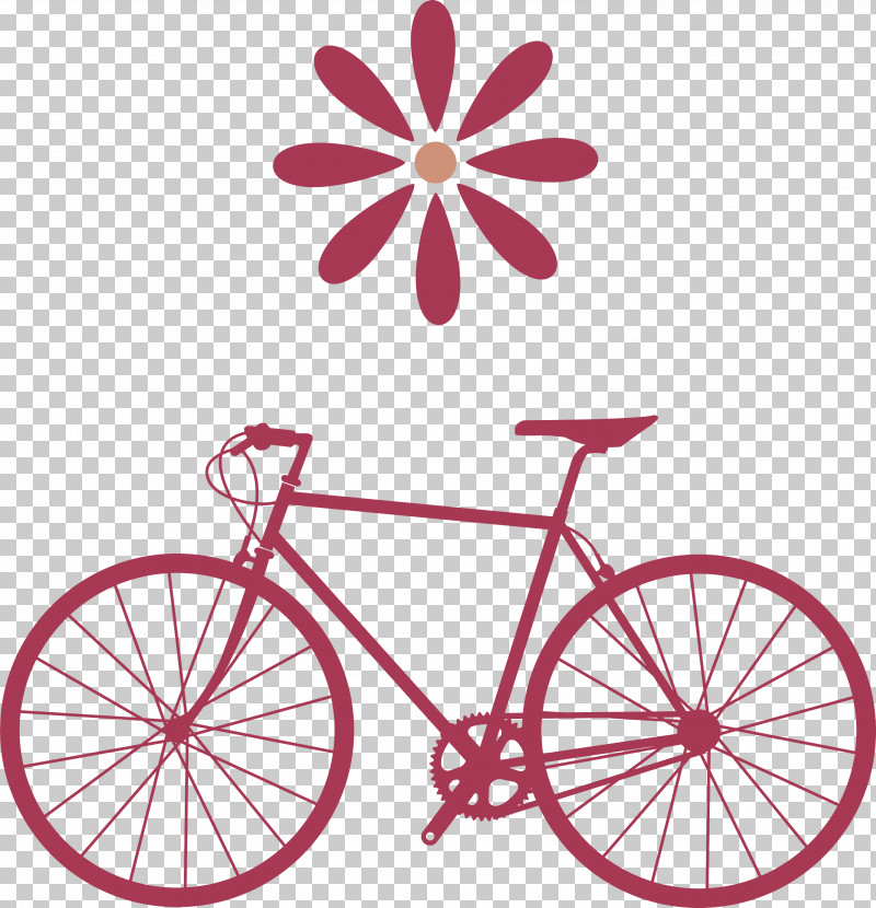 Bike Bicycle PNG, Clipart, Bicycle, Bike, Cricut, Floral Design, Flower Free PNG Download