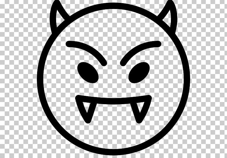 Emoticon Computer Icons Devil Smiley Satan PNG, Clipart, Black And White, Computer Icons, Demon, Devil, Devil Smiley Free PNG Download