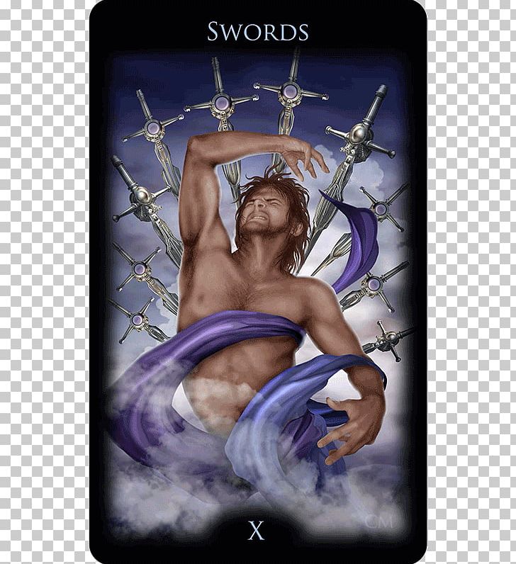 Legacy Of The Divine Tarot The Gilded Tarot Ten Of Swords Oracle Of Visions PNG, Clipart, Ciro Marchetti, E Waite, Fantasy, Fictional Character, Fool Free PNG Download
