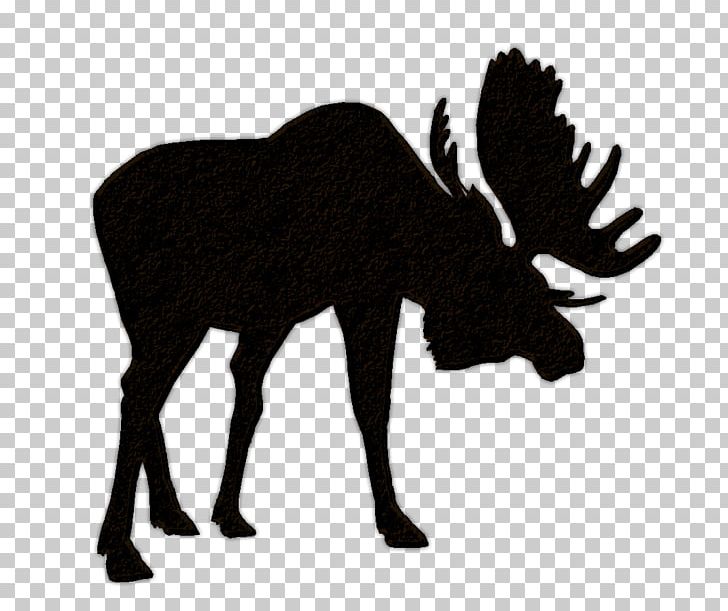 Moose Elk Hunting Bear PNG, Clipart, Animal, Bear, Black And White, Carving, Cattle Like Mammal Free PNG Download