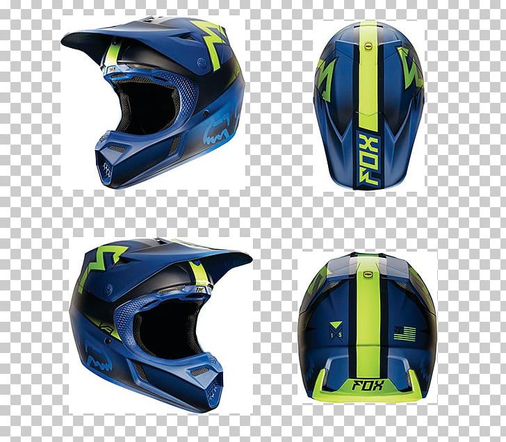 Motorcycle Helmets Fox Racing Motocross PNG, Clipart, Blue, Clothing Accessories, Electric Blue, Motorcycle, Motorcycle Helmet Free PNG Download
