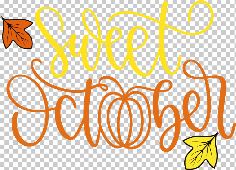 Sweet October October Autumn PNG, Clipart, Autumn, Drawing, Fall, October, Typography Free PNG Download
