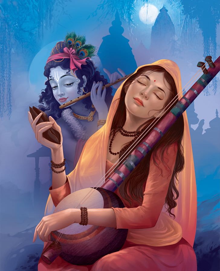 Mirabai Krishna Janmashtami Bhajan Bhakti PNG, Clipart, Anime, Anup Jalota, Art, Bhajan, Bhakti Free PNG Download