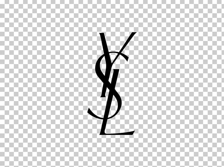 Yves Saint Laurent Logo Brand Perfume Fashion PNG, Clipart, Angle, Area, Black, Black And White, Bra Free PNG Download