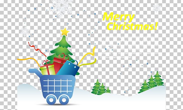 Graphic Design Christmas Poster Shopping PNG, Clipart, Cart, Cart Vector, Christmas, Christmas Tree, Coffee Shop Free PNG Download