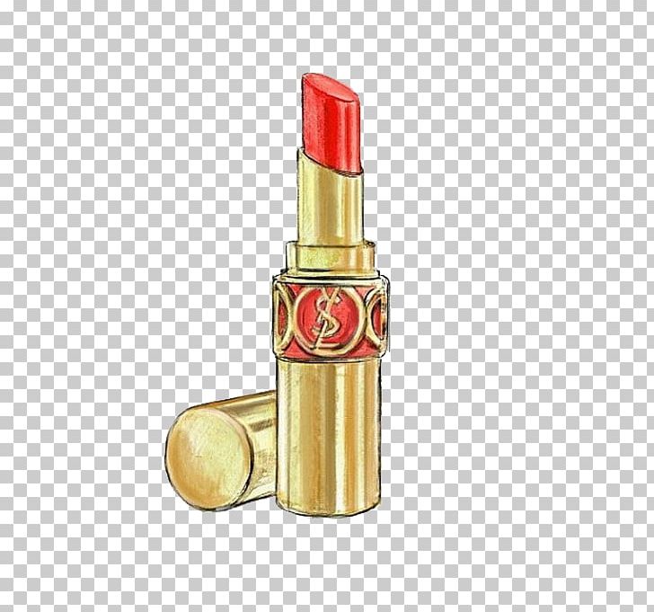 Lipstick Chanel Yves Saint Laurent Cosmetics Watercolor Painting PNG, Clipart, Cartoon Lipstick, Chanel, Color, Drawing, Fashion Free PNG Download