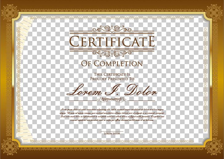 Academic Certificate Diploma Professional Certification Graduation Ceremony PNG, Clipart, Appreciation Certificate, Art, Award Certificate, Brand, Certificate Free PNG Download