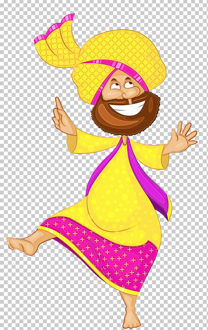 Cartoon Costume Smile PNG, Clipart, Cartoon, Costume, Dance, Lohri, Paint Free PNG Download
