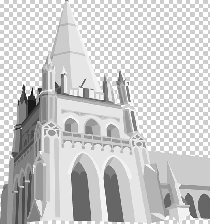 Black And White Architecture Building Church Facade PNG, Clipart, Arch, Architecture, Black And White, Building, Cathedral Free PNG Download