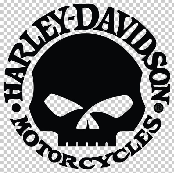 Harley-Davidson Motorcycle Logo Sticker PNG, Clipart, 1 Cycle Center Harleydavidson, Area, Black, Black And White, Bone Free PNG Download