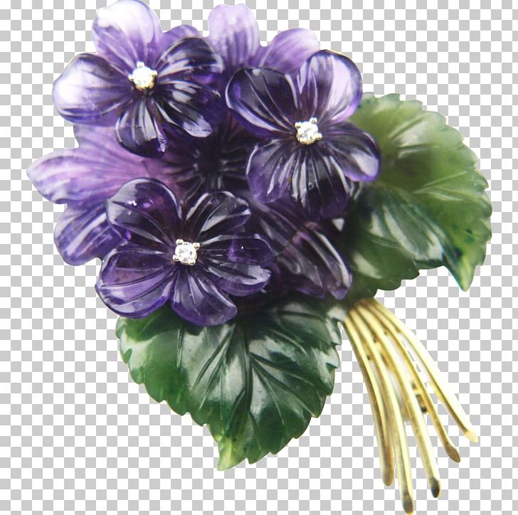 Violet Flower Jade Purple Brooch PNG, Clipart, Amethyst, Annual Plant, Blue, Brooch, Cut Flowers Free PNG Download