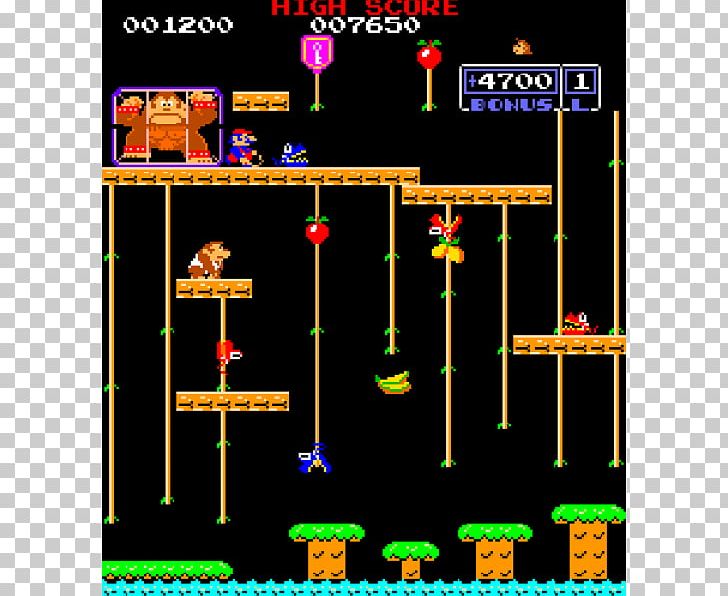Donkey Kong Jr. Donkey Kong Country Super Mario Bros. PNG, Clipart, Arcade Game, Area, Donkey Kong, Donkey Kong Country, Donkey Kong Jr Free PNG Download