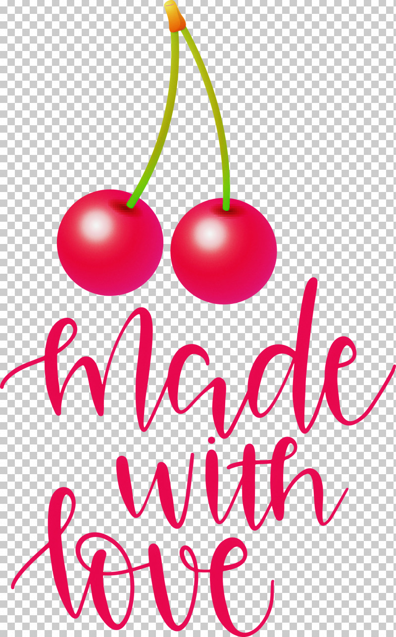 Made With Love Food Kitchen PNG, Clipart, Cherry, Christmas Day, Christmas Ornament, Christmas Ornament M, Flower Free PNG Download