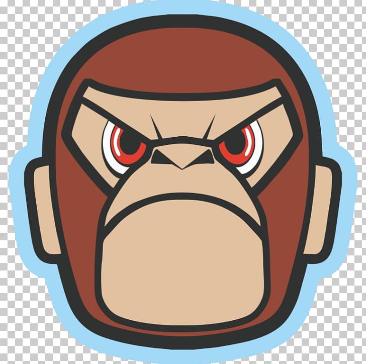Sticker Monkey Gorilla Logo PNG, Clipart, Angry, Angry Monkey, Animals, Carnivoran, Chaos Monkey Free PNG Download