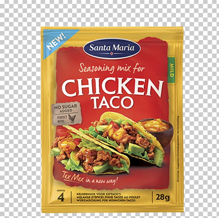Taco Salsa Vegetarian Cuisine Spice Mix Seasoning PNG, Clipart, Albert Heijn, Chicken As Food, Condiment, Convenience Food, Corn Tortilla Free PNG Download