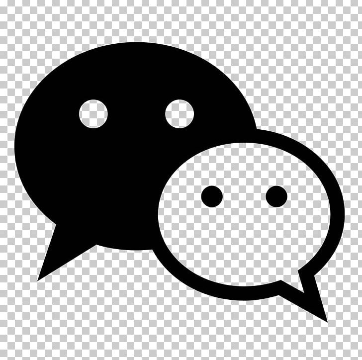 WeChat Computer Icons Logo PNG, Clipart, Black, Black And White, Circle, Face, Facial Expression Free PNG Download