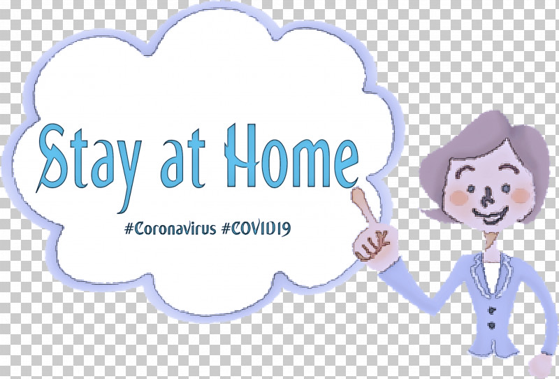 Stay At Home Coronavirus COVID19 PNG, Clipart, Cartoon, Coronavirus, Covid19, Logo, Smile Free PNG Download