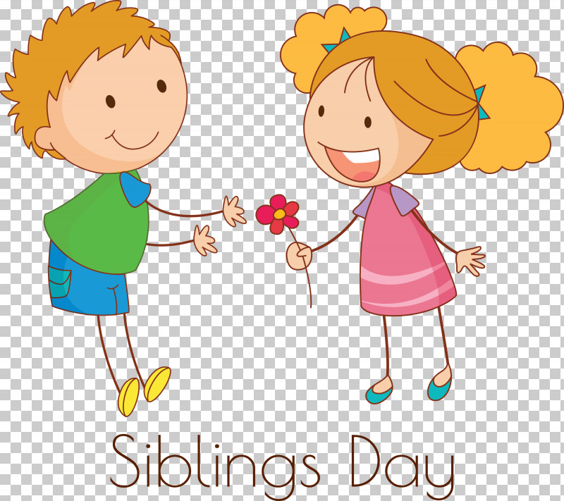 Happy Siblings Day PNG, Clipart, Cartoon, Celebrating, Child, Gesture, Greeting Free PNG Download