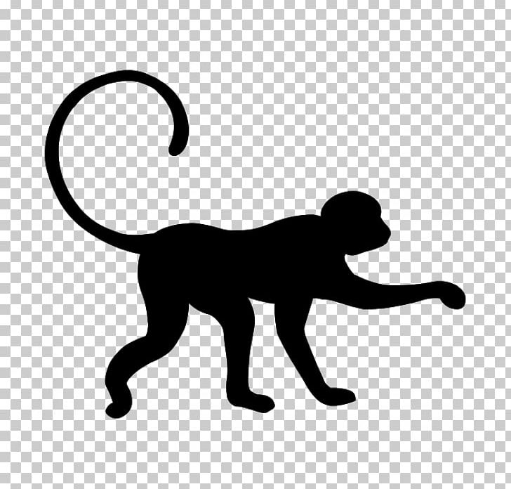 Primate Monkey Tree Care Chimpanzee Sticker PNG, Clipart, Animals, Big Cats, Black, Black And White, Carnivoran Free PNG Download
