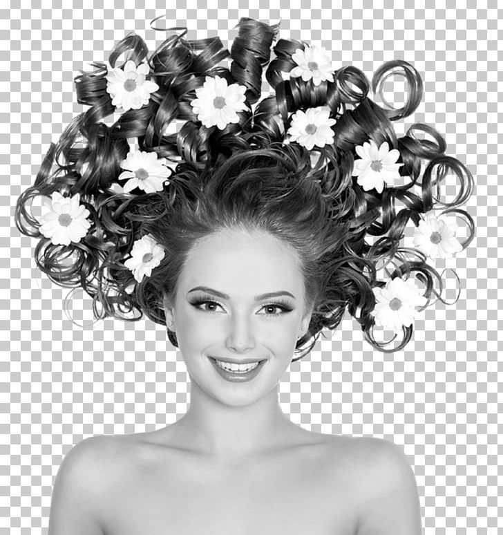 Flower Beauty Parlour Hair Cosmetics Photography PNG, Clipart, Beauty, Black And White, Black Hair, Brown Hair, Eyelash Free PNG Download