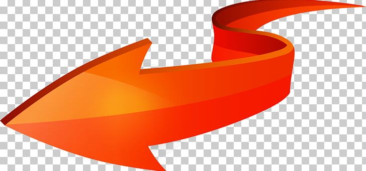 Orange Arrow Arah Euclidean PNG, Clipart, 3d Arrows, Angle, Arah, Arrow, Arrow Icon Free PNG Download
