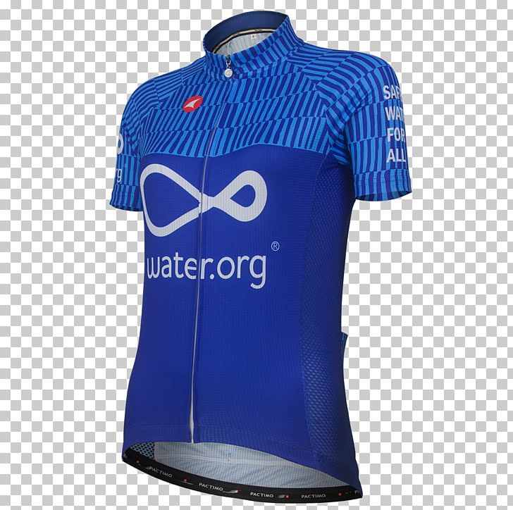 T-shirt Cycling Jersey Sleeve Sports Fan Jersey PNG, Clipart, Active Shirt, Bib, Blue, Brand, Clothing Free PNG Download