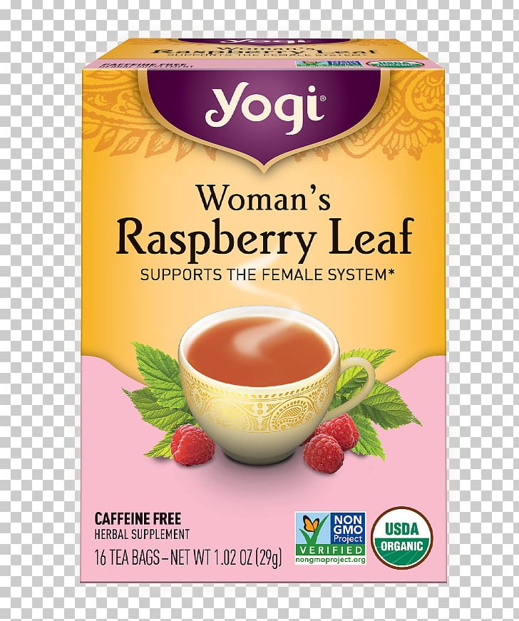 Yogi Tea Tea Bag Herbal Tea Red Raspberry Leaf PNG, Clipart, Caffeine, Earl Grey Tea, Food, Ginger Tea, Health Free PNG Download