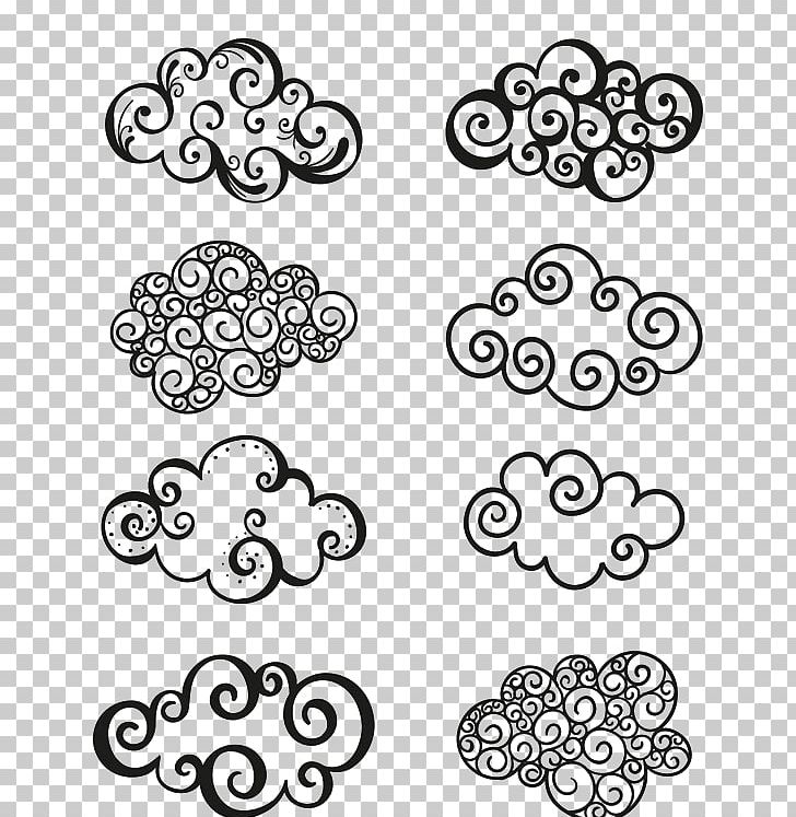 Cloud Motif Drawing PNG, Clipart, Abstract Pattern, Adobe Illustrator, Angle, Area, Art Free PNG Download