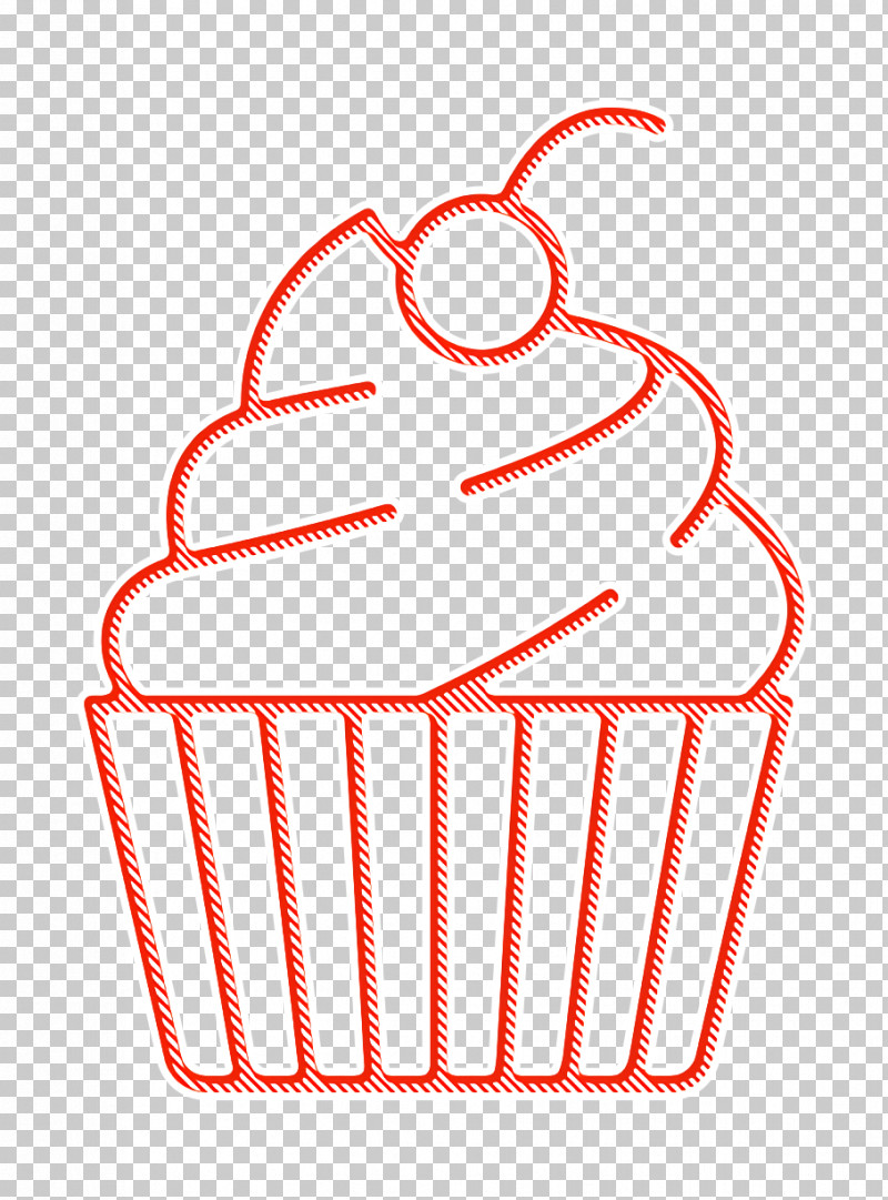 Dessert Icon Restaurant Elements Icon Cupcake Icon PNG, Clipart, Cupcake Icon, Dessert Icon, Home Accessories, Line, Line Art Free PNG Download