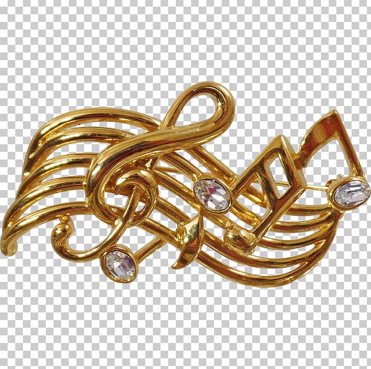 Musical Note Gold Jewellery PNG, Clipart, Body Jewelry, Brass, Brooch, Fashion Accessory, Gold Free PNG Download
