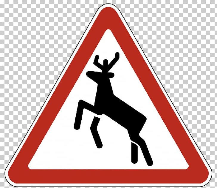 Traffic Sign Traffic Code Warning Sign Deer PNG, Clipart, Animal, Animals, Area, Basabizitza, Deer Free PNG Download