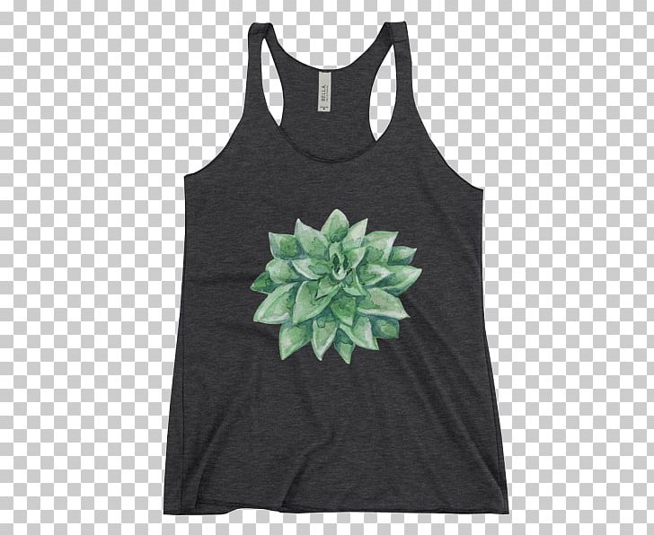 Succulent Plant Cactaceae Clothing Leaf Cotton PNG, Clipart, Active Tank, Cactaceae, Clothing, Cotton, Green Free PNG Download