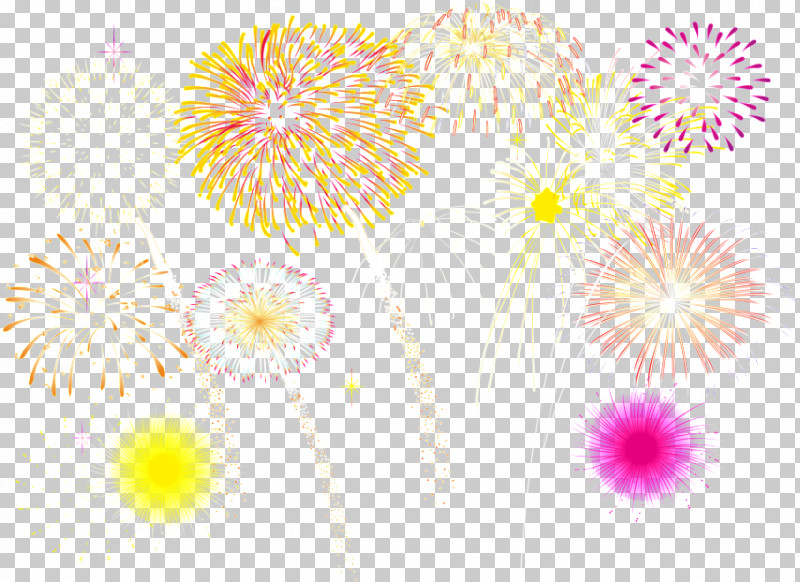 Yellow Flower Fireworks Plant Pattern PNG, Clipart, Dandelion, Fireworks, Flower, Plant, Wildflower Free PNG Download