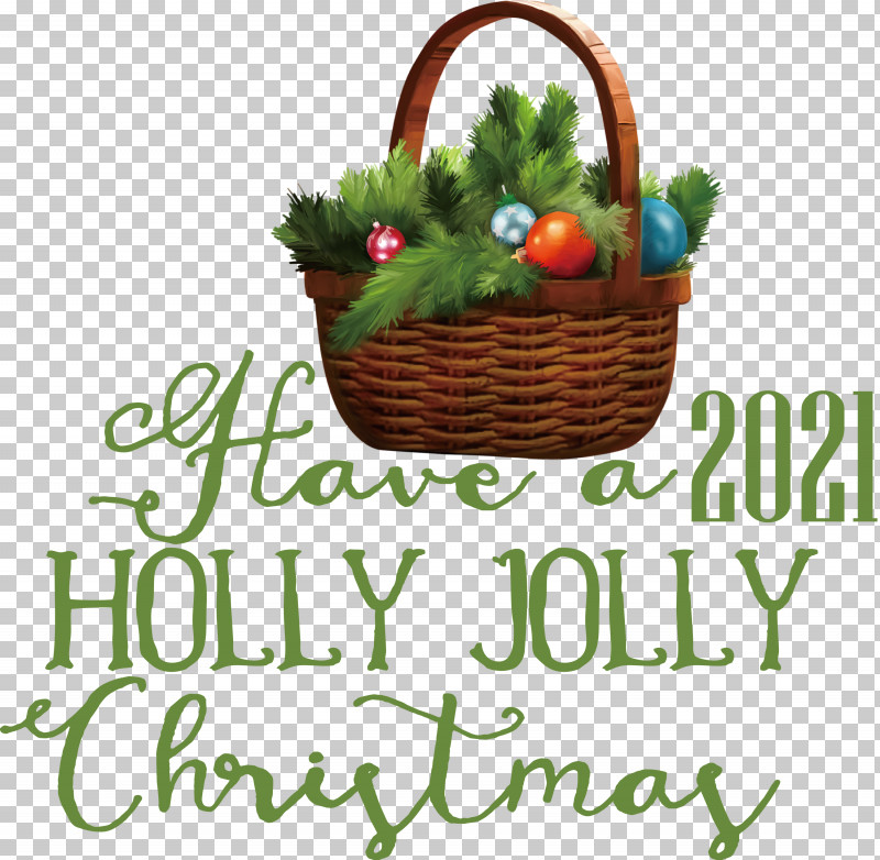 Holly Jolly Christmas PNG, Clipart, Basket, Bauble, Christmas Day, Flowerpot, Fruit Free PNG Download