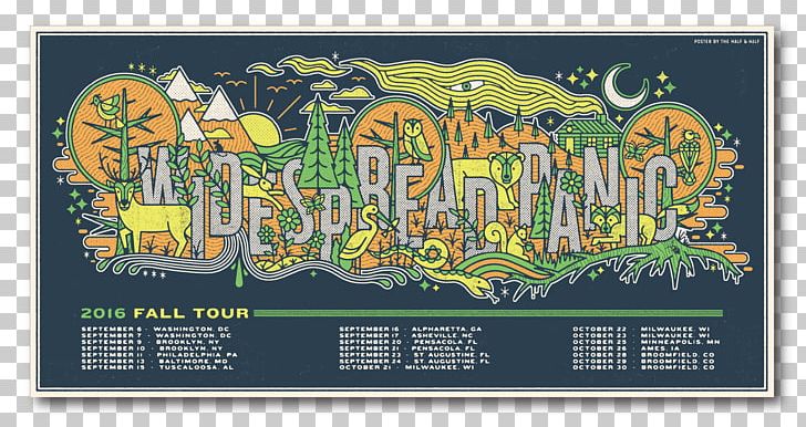 Widespread Panic 2009 Concert Tour Poster Printing PNG, Clipart, Art, Confidence, Designer, Dribbble, Ebay Free PNG Download