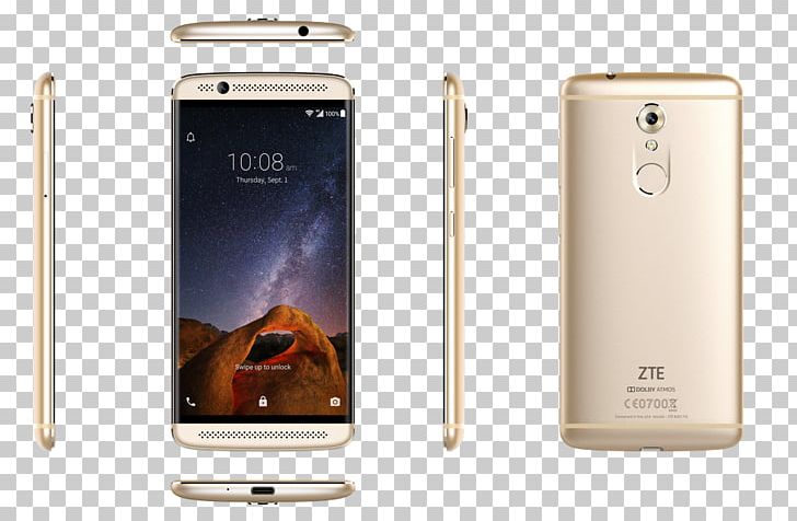 ZTE Axon 7 ZTE Smartphone Axon 7 Mini Gold 300 Gr USB-C PNG, Clipart, Cellular Network, Communication Device, Dolby Atmos, Dual Sim, Electronic Device Free PNG Download