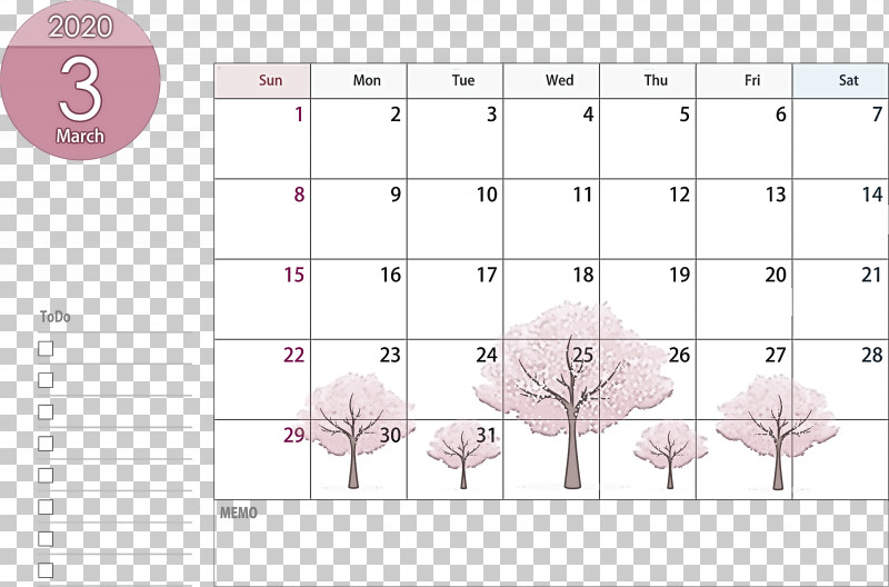March 2020 Calendar March 2020 Printable Calendar 2020 Calendar PNG, Clipart, 2020 Calendar, Line, March 2020 Calendar, March 2020 Printable Calendar, Pink Free PNG Download