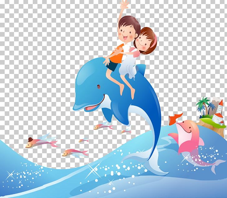 Cartoon Summer PNG, Clipart, Animals, Animation, Art, Baiji, Blue Free PNG Download