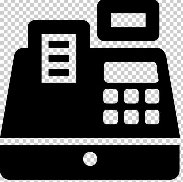 Cash Register Computer Icons Money Point Of Sale PNG, Clipart, Area, Black, Black And White, Brand, Cash Free PNG Download