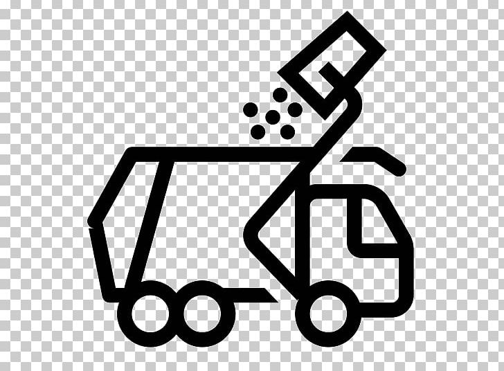 Car Garbage Truck Waste Computer Icons PNG, Clipart, Angle, Area, Black, Black And White, Brand Free PNG Download