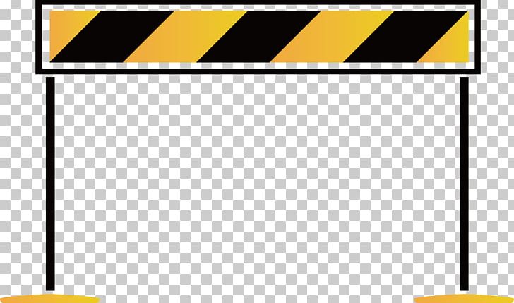 Yellow Area Angle Pattern PNG, Clipart, Angle, Area, Brand, Cartoon Fence, Construction Site Free PNG Download