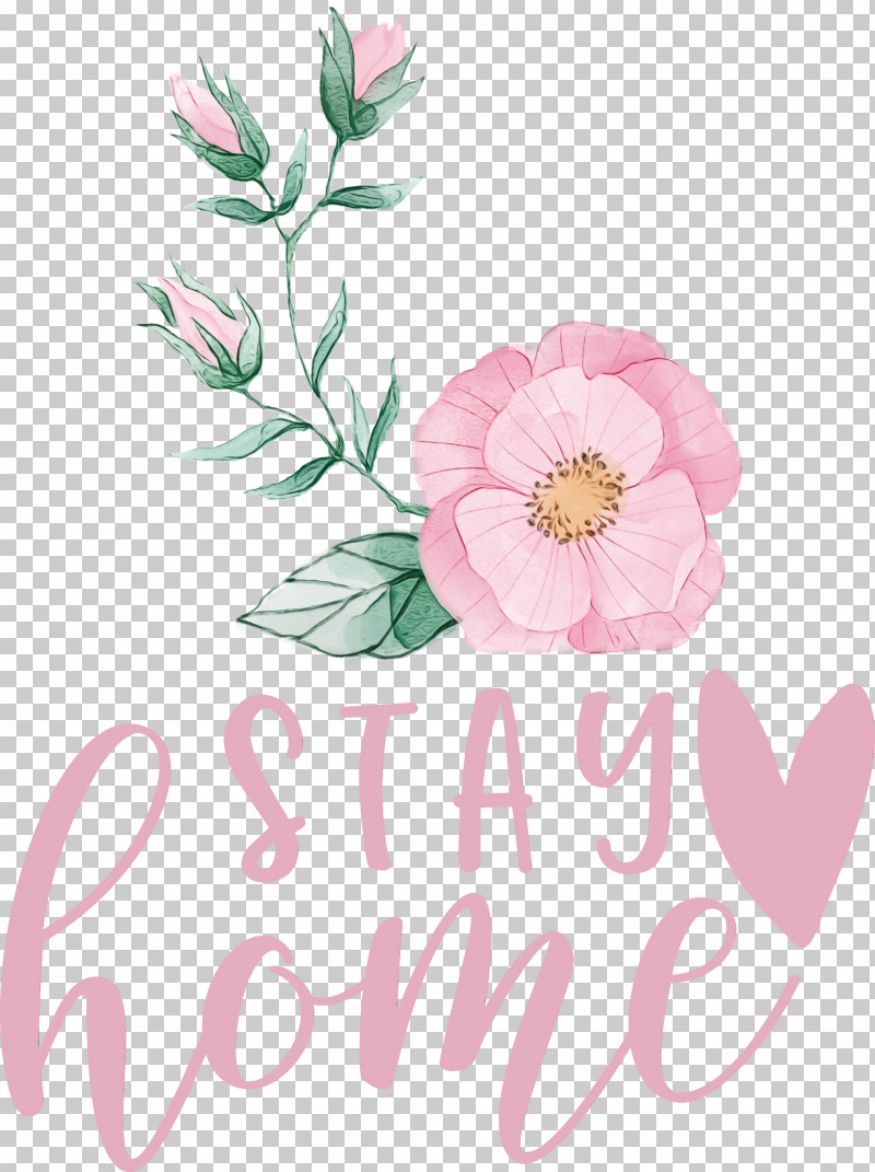 Floral Design PNG, Clipart, Caluya Design, Floral Design, Paint, Stay Home, Watercolor Free PNG Download